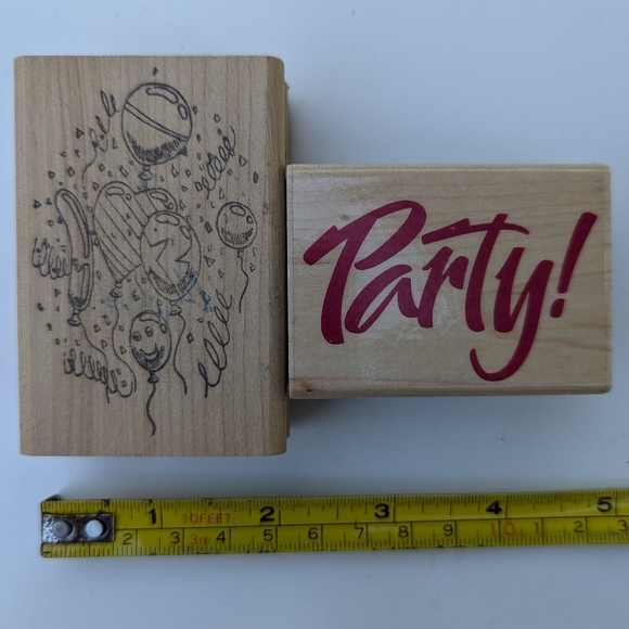 Party Rubber Stamps Set - Picture 5 of 5